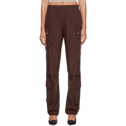 Brown Pocket Cargo Trousers 232417F087014