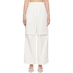 Off White Flight Trousers 241417F087011