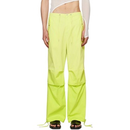 Yellow Sunfade Trousers 231417M191031