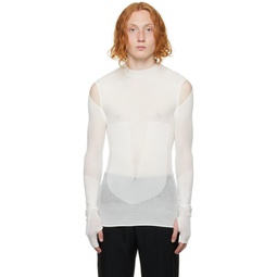 White Bodywear Long Sleeve T Shirt 222417M213030