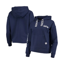 Womens College Navy Seattle Seahawks Staci Pullover Hoodie