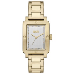 Womens City Rivet Three-Hand Gold-Tone Stainless Steel Watch 29mm