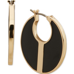 Gold-Tone Extra-Small Color Filled Hoop Earrings 0.41
