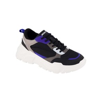 Mens Mixed Media Runner on a Lightweight Sole Sneakers