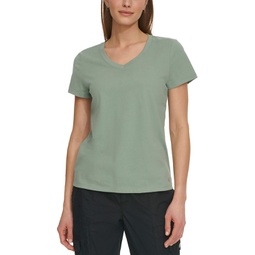 Womens V-Neck Short-Sleeve T-Shirt