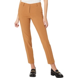 Womens DKNY Essex Straight Leg Pants with Button Detail