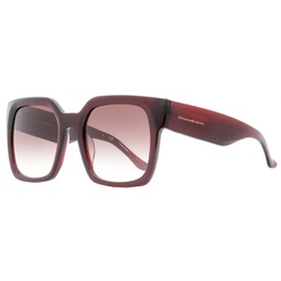Donna Karan Womens Square Sunglasses DO509S 605 Crystal Bordeaux 54mm