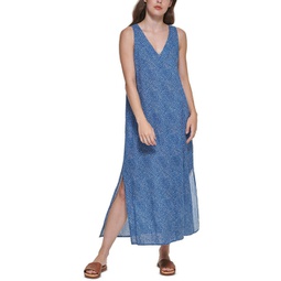 womens printed long maxi dress