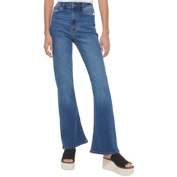 boerum womens slimming high rise flare jeans