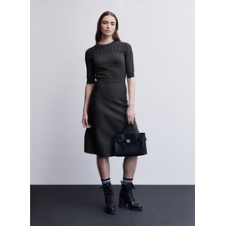 KNIT MIDI DRESS