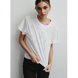 SCATTERED DOME STUDS BOXY TEE