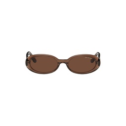 Brown Valentina Sunglasses 241358F005007