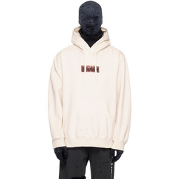 Off White Rust Embroidery Hoodie 231038M213000