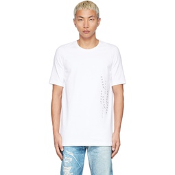White Cotton T Shirt 221038M213013