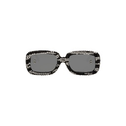 Black 817 Blanc LNT Edition Decorated Frame Sunglasses 222038M134000