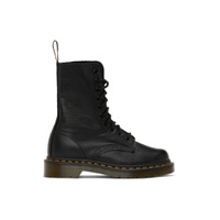 Black Virginia Mid Calf Boots 212399F114000
