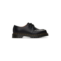 Black Ramsey Smooth Leather Oxfords 241399M225050