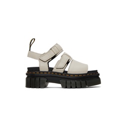 Gray Ricki Platform Sandals 231399F124025