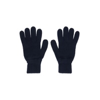 Navy Lambswool Gloves 232488M135000