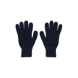 Navy Lambswool Gloves 232488M135000