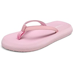 DREAM PAIRS Womens Arch Support Flip Flops Comfortable Soft Cushion Summer Beach Thong Sandals