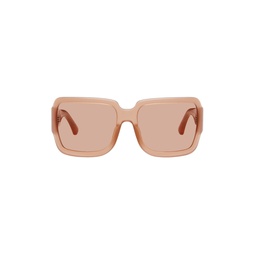 Pink Linda Farrow Edition Oversized Sunglasses 232358F005030
