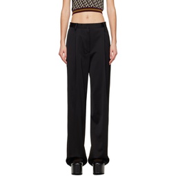 Black Pleated Trousers 241358F087012