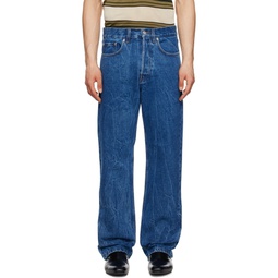 Blue Washed Jeans 231358M186009
