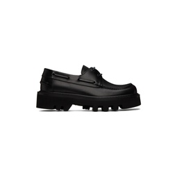 Black Lug Boat Shoes 231358M225013