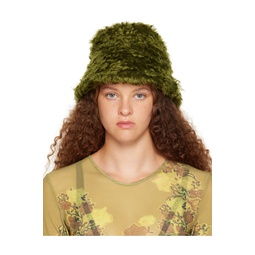 Green Guilia Bucket Hat 232358F015001