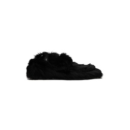 Black Padded Loafers 232358M231005