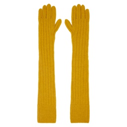 Yellow Long Gloves 222358F012009
