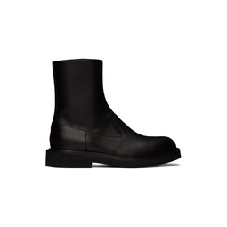 Black Leather Chelsea Boots 222358M228000