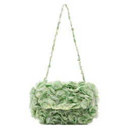 Green Ruffle Bag 231358F048008