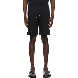 Black French Terry Shorts 221358M193027