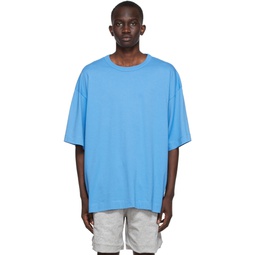 Blue Supima Cotton T Shirt 221358M213015