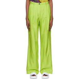 Green Porters Trousers 221358F087006