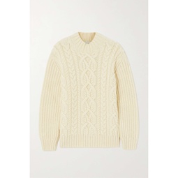 DRIES VAN NOTEN Cable-knit wool sweater