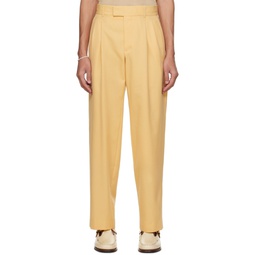Yellow Le Pantalon Golfeur Trousers 241572M191001