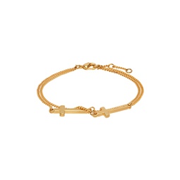 Gold Jesus Bracelet 241148M142007