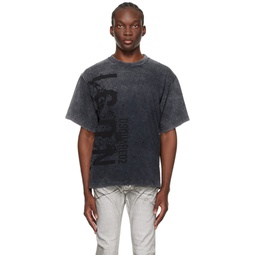 Gray Icon Splash T Shirt 241148M213008