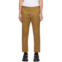 Brown Cool Guy Trousers 241148M191002