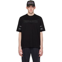 Black Skater Fit T Shirt 241148M213017