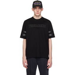 Black Skater Fit T Shirt 241148M213017
