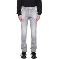 Gray Cool Guy Jeans 232148M186034