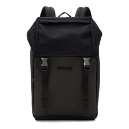 Black   Gray Urban Backpack 241148M166000