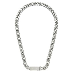 Silver Couch Talks Chained Choker Necklace 221148M145012