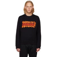 Black Surf Fire Sweatshirt 231148M202006
