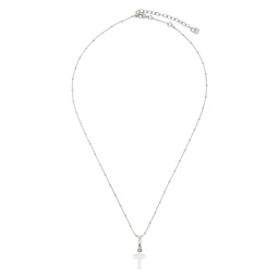 Silver Cross Necklace 231148M145015