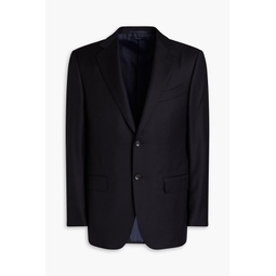 Wool-twill suit jacket